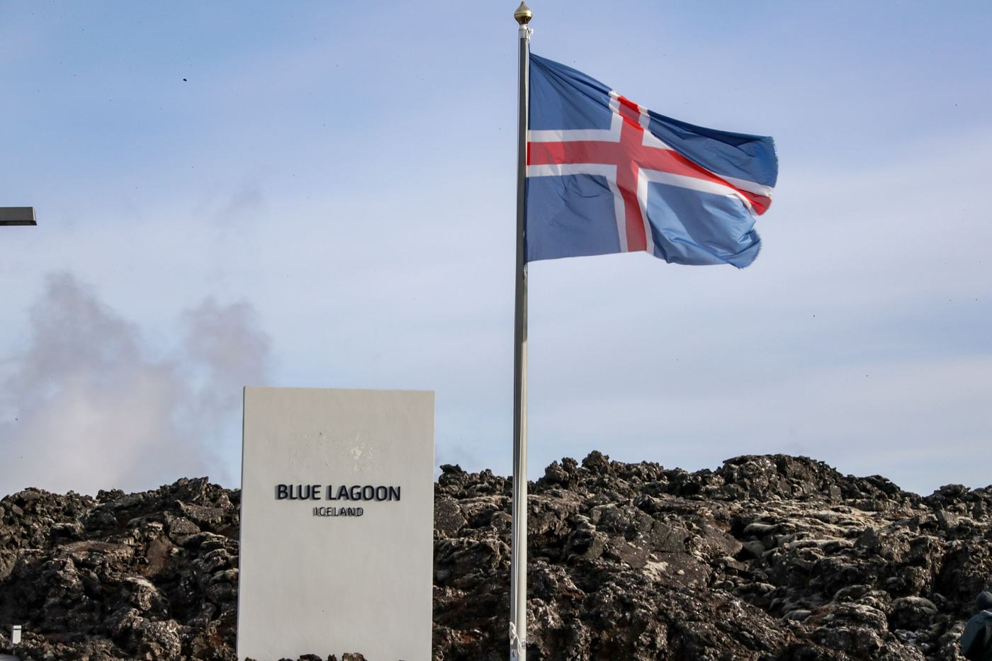 Blue Lagoon arrival in Iceland