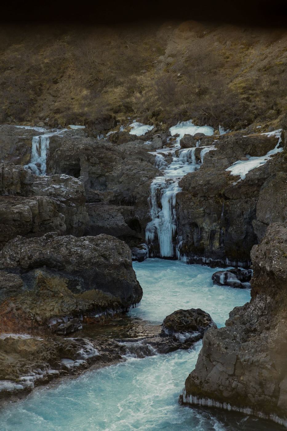 Icelandic waterfall in Iceland