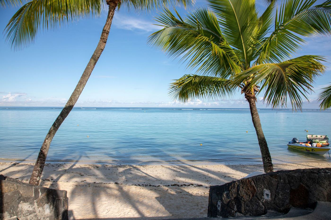 Hotel view in Mauritius