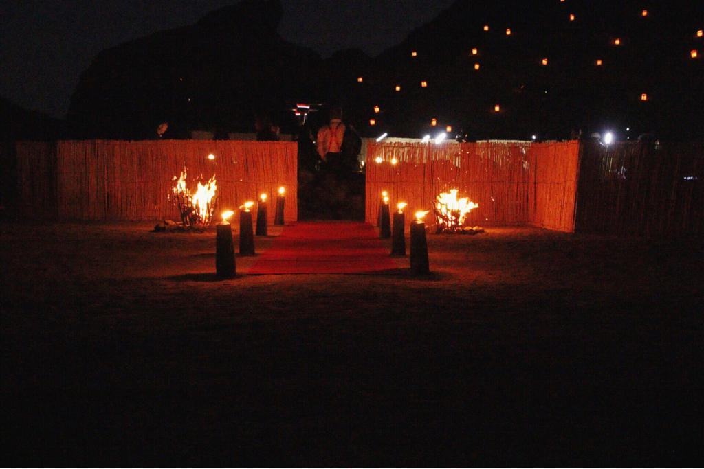 Dinner arrival experience in Namibia
