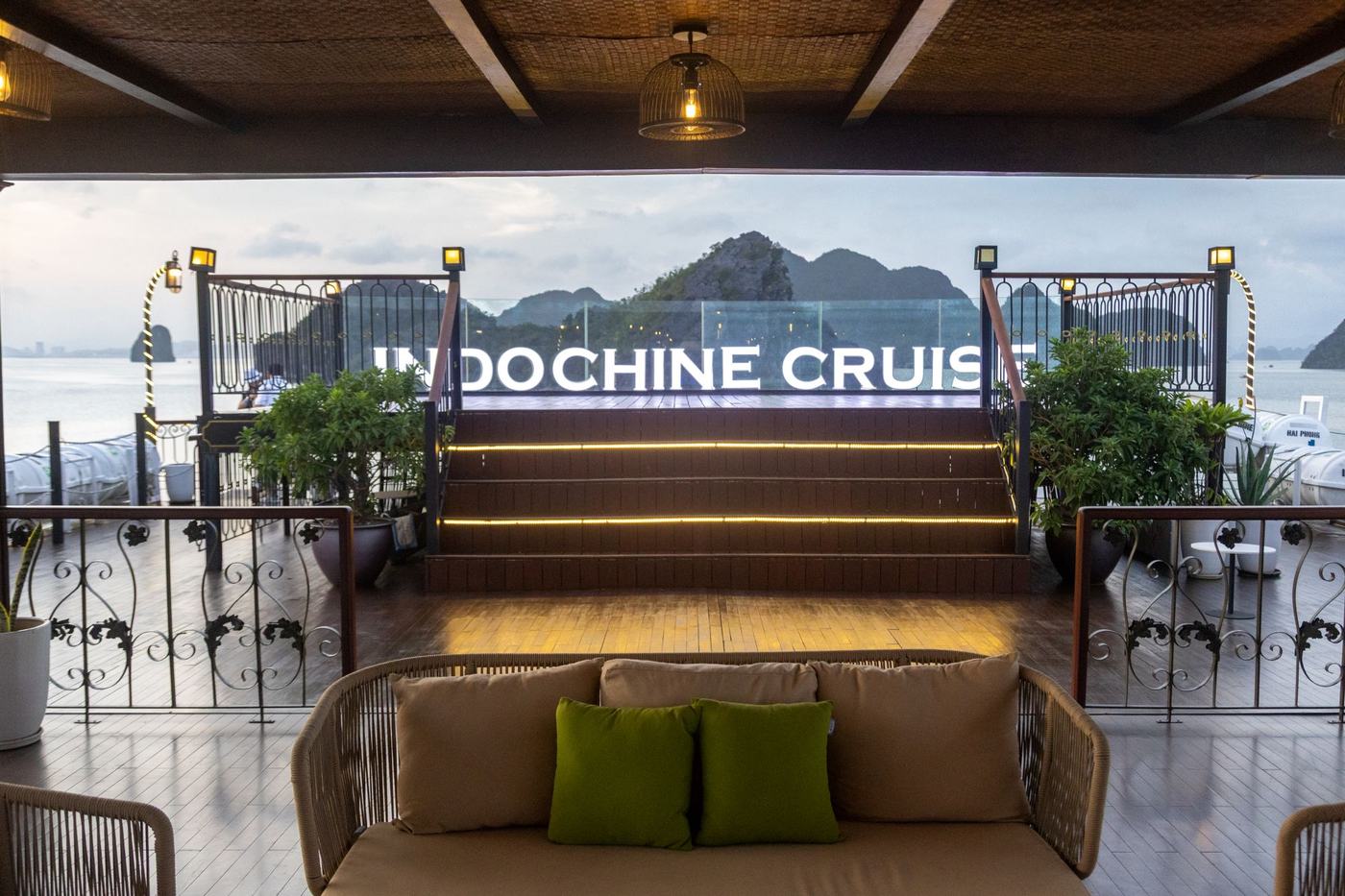 Ha Long Bay cruise arrival in Vietnam