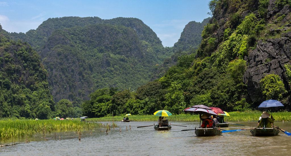 Traditional boat experience in Vietnam