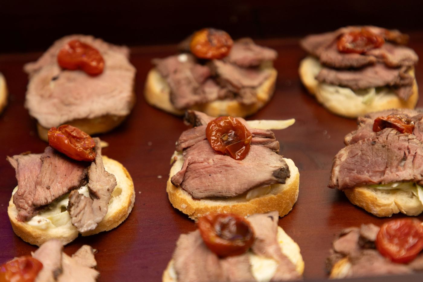 Curated canapés in Vietnam