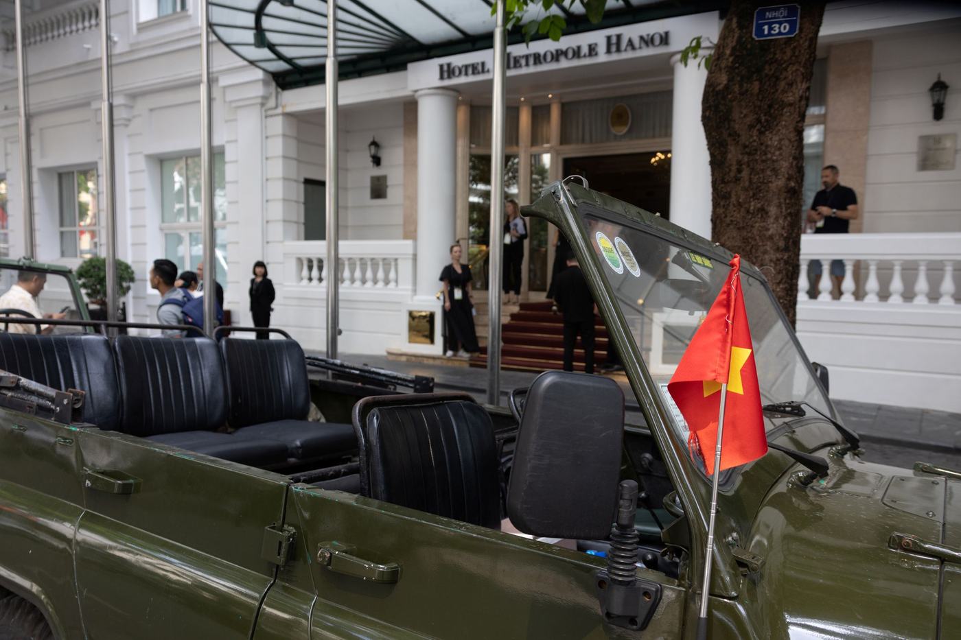 Vintage jeep experience in Vietnam