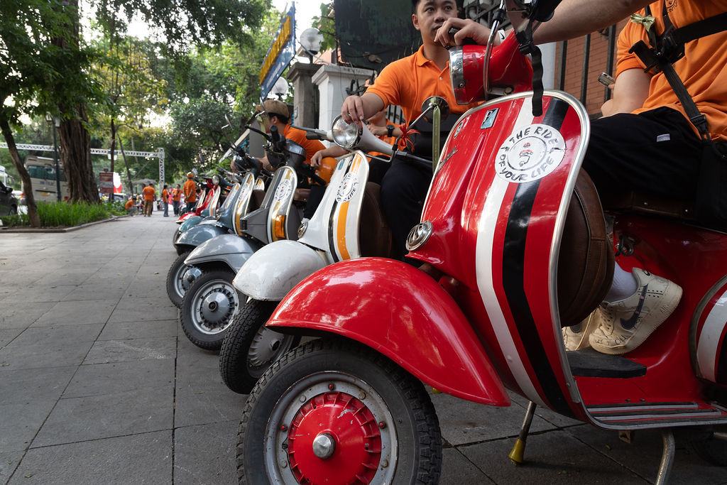 Vintage scooter experience in Vietnam