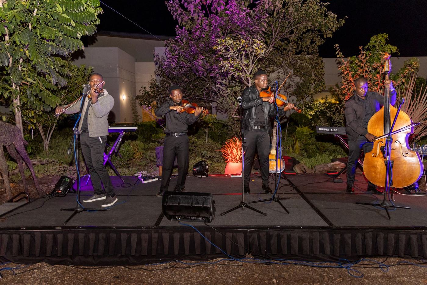 Welcome dinner entertainment in Zambia